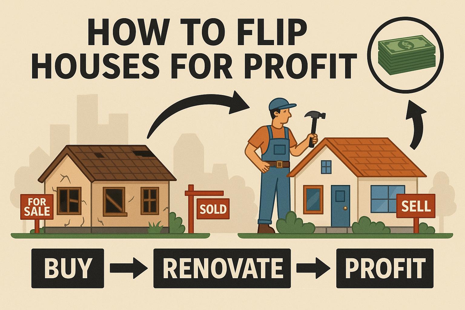 How to flip houses for profit.