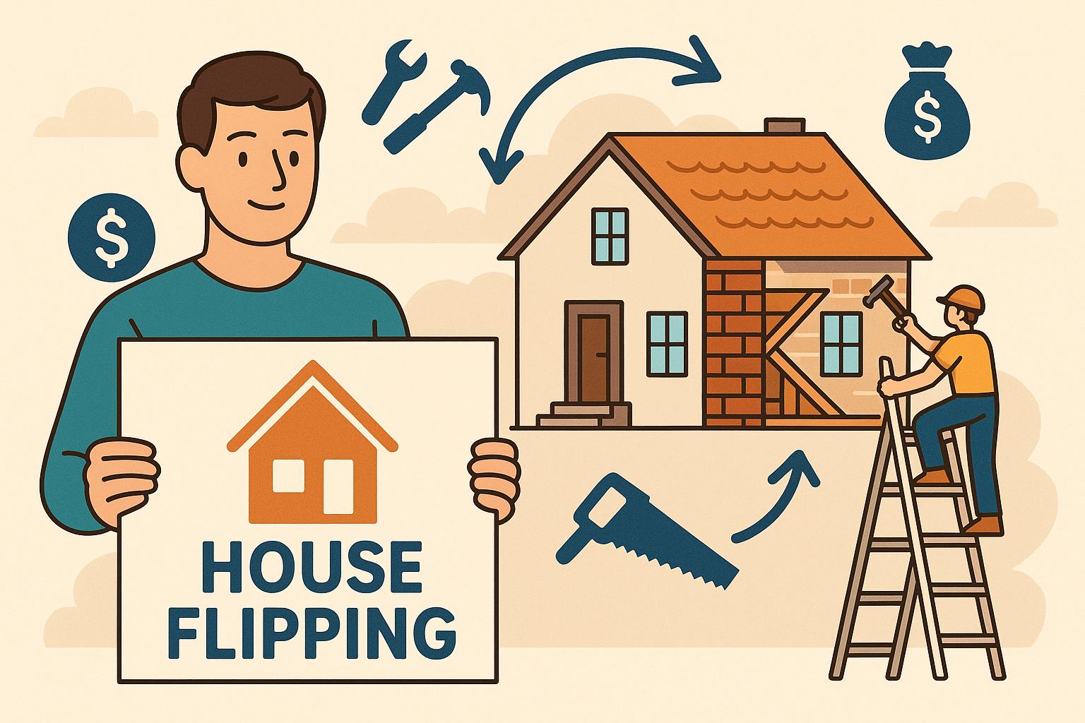 What is house flipping, and how does it work?