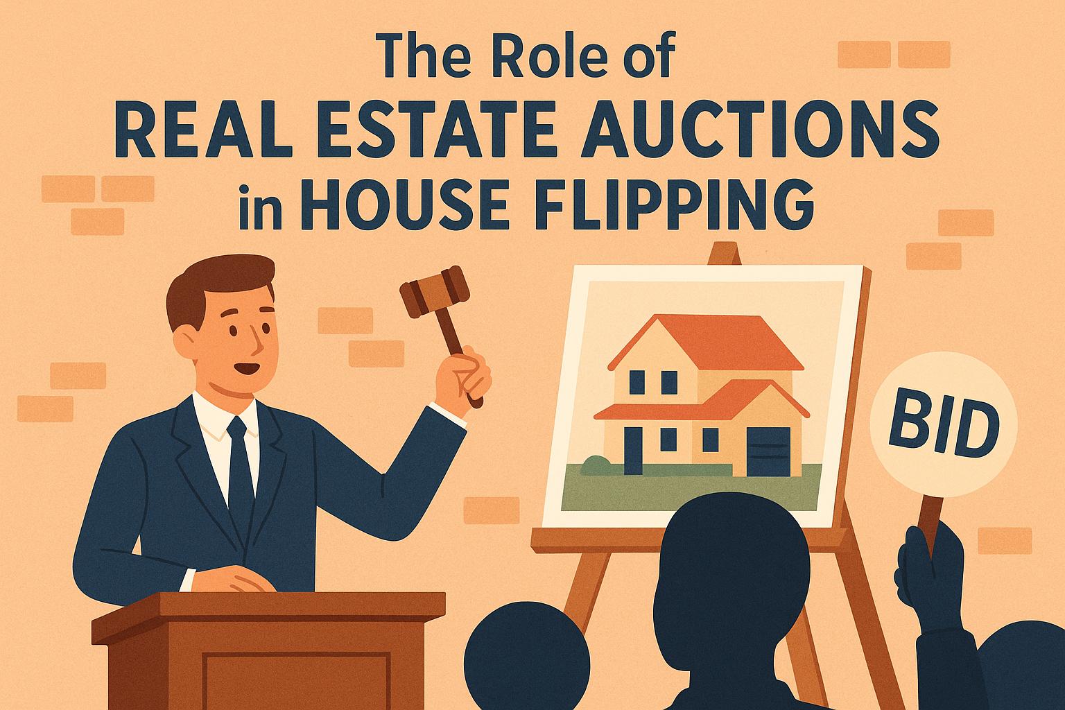 The role of real estate auctions in house flipping.