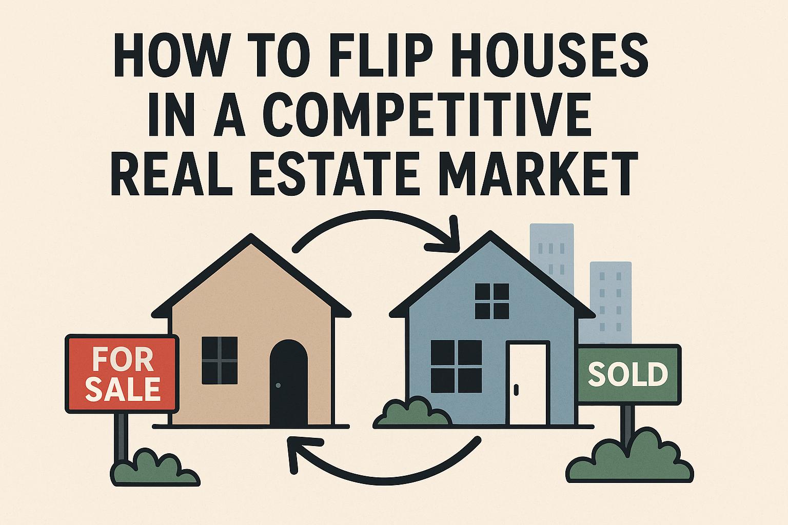 How to flip houses in a competitive real estate market.