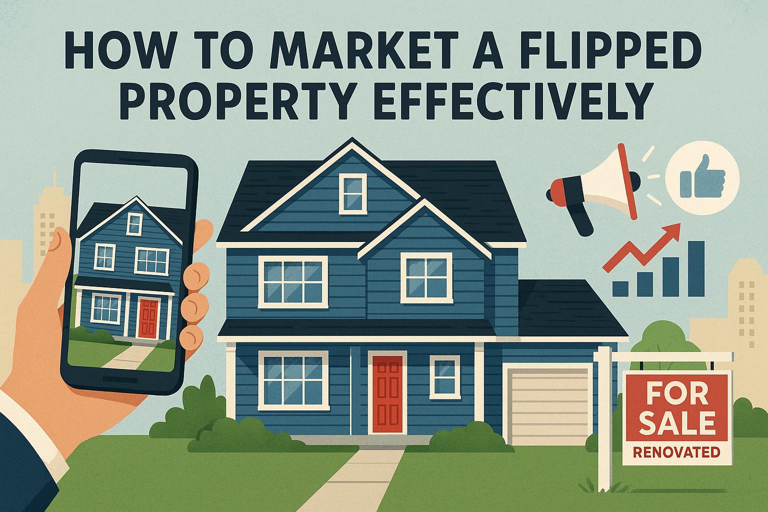 How to market a flipped property effectively.