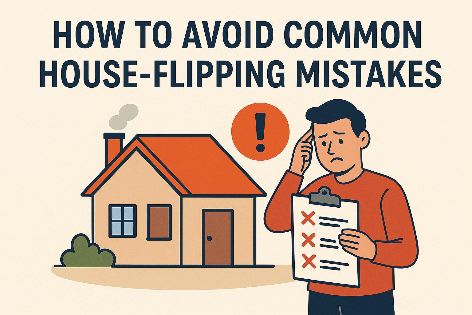 How to avoid common house-flipping mistakes.