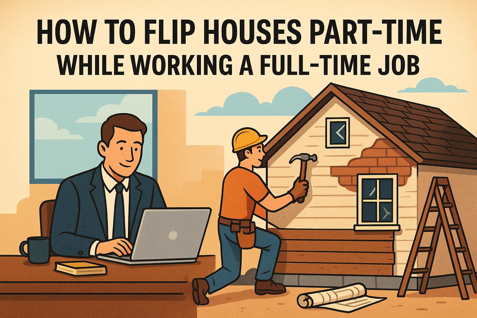 How to flip houses part-time while working a full-time job.