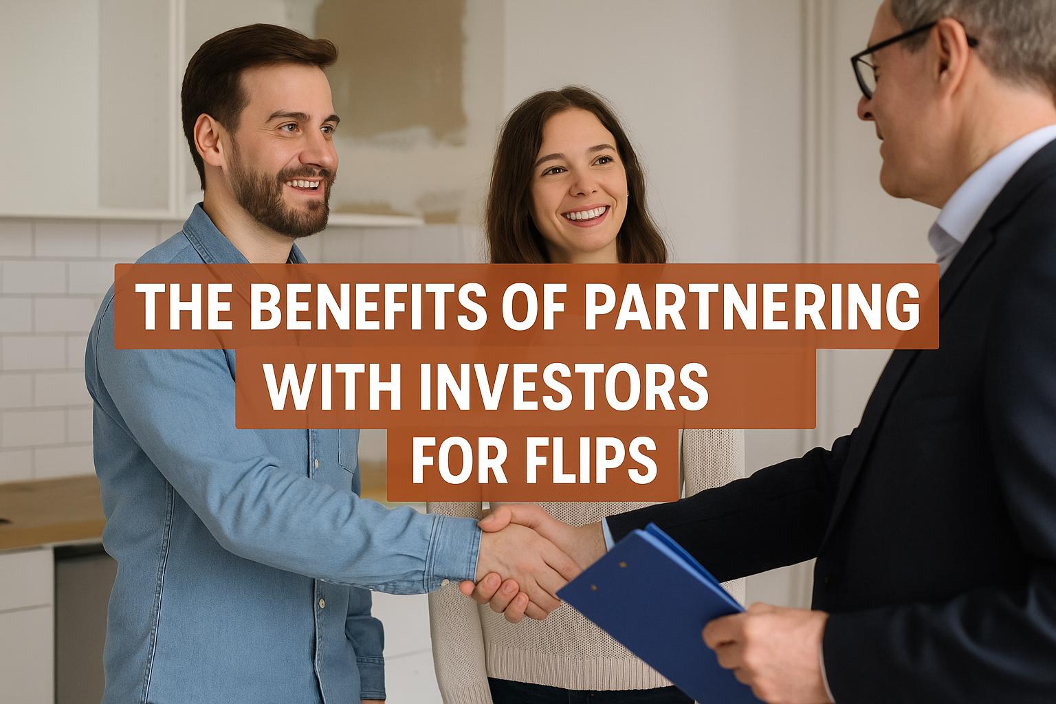 The benefits of partnering with investors for flips.