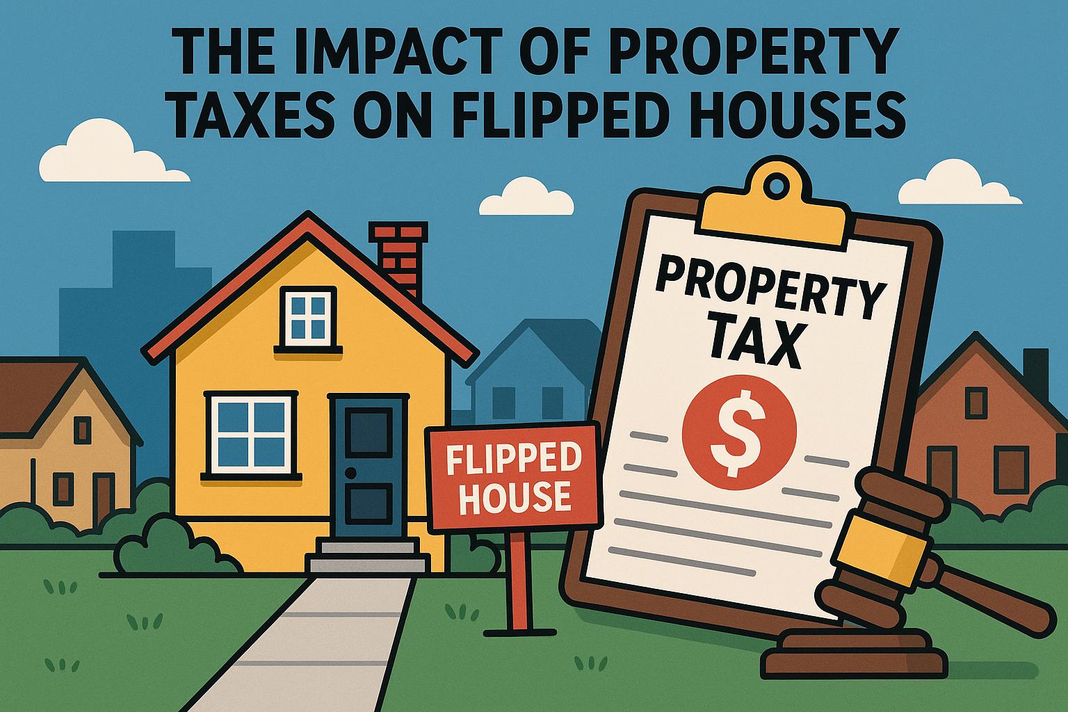 The impact of property taxes on flipped houses.