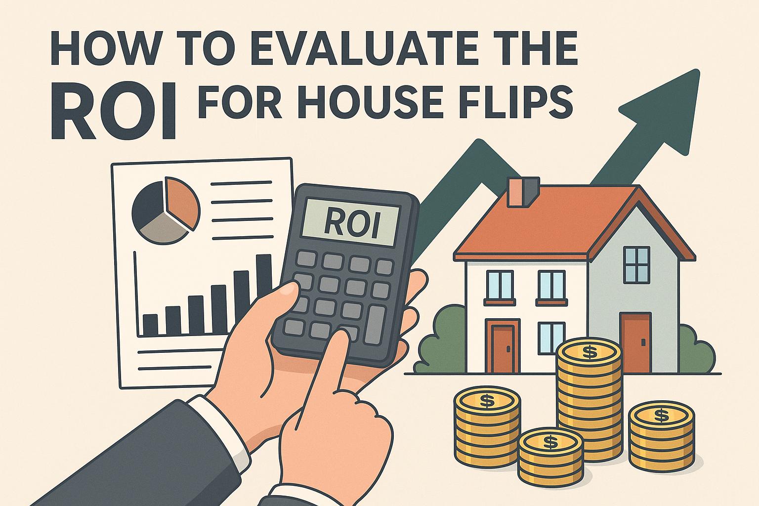How to evaluate the return on investment (ROI) for house flips.