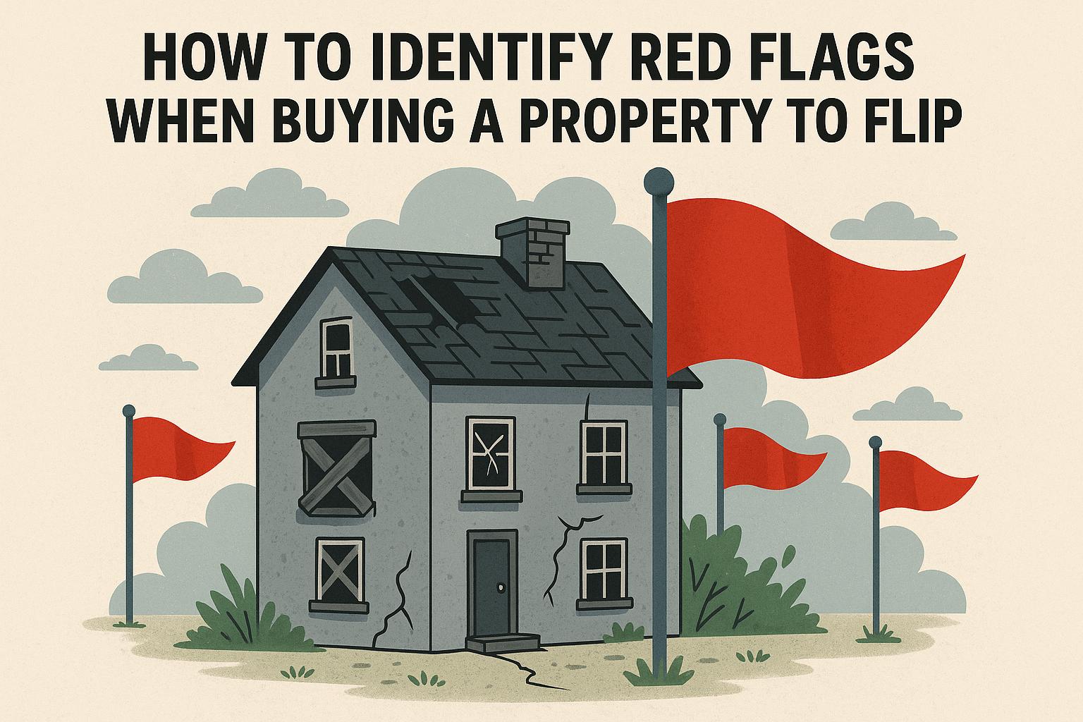 How to identify red flags when buying a property to flip.